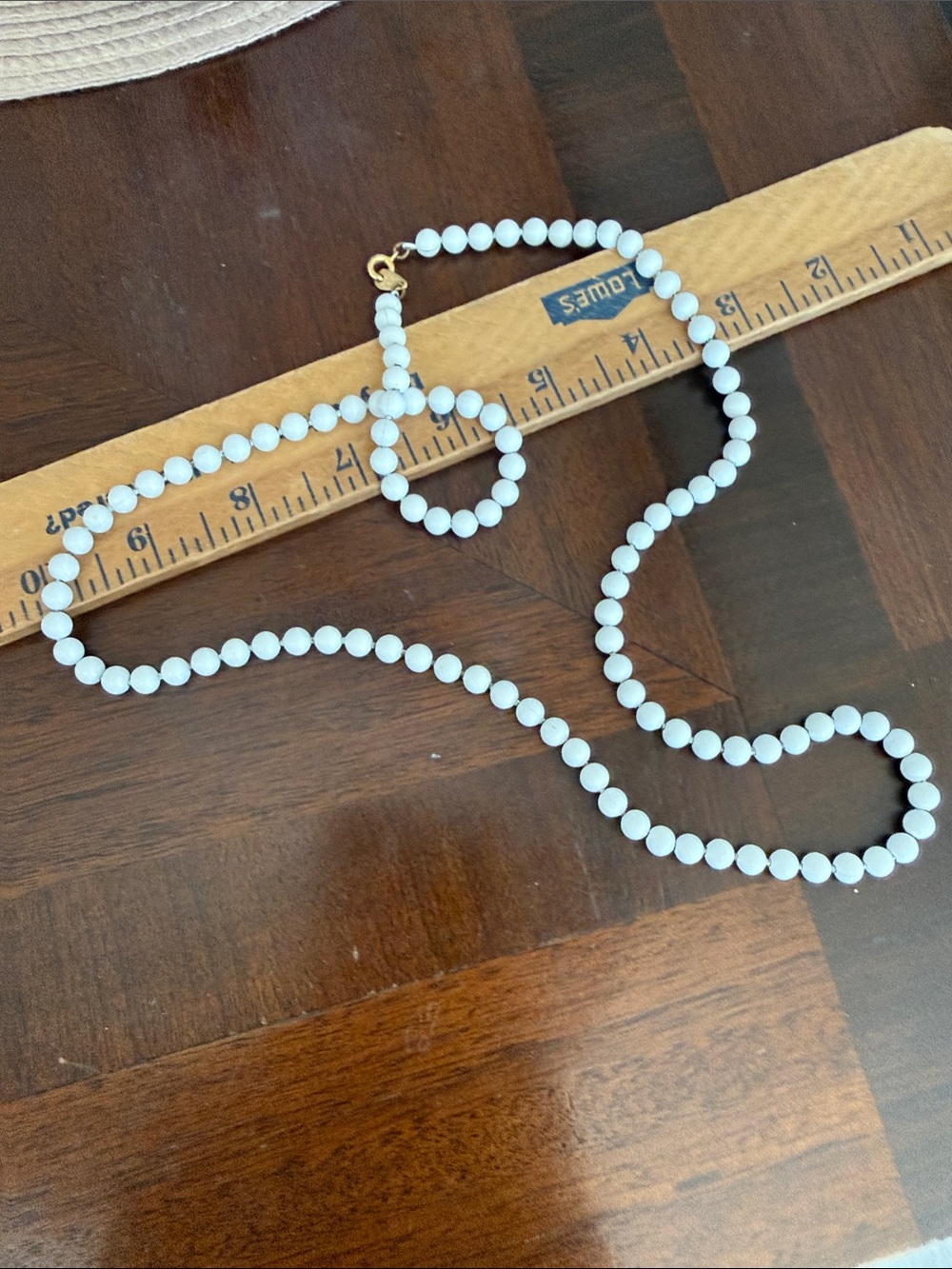 White Beads Necklace